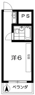 東中野アパートメンツ【7階】の間取り