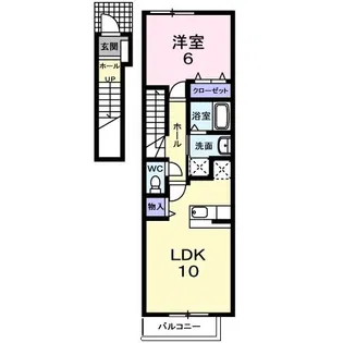 メゾン・ド・ソレイユ【2階】の間取り