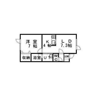 スカイラーク【1階】の間取り