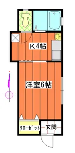 千住パオII【1階】の間取り