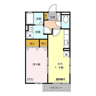 リアルコートII【1階】の間取り