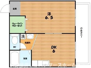 アーバンハイツ池之宮【1階】の間取り