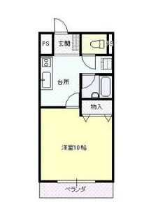 マンションK2【1階】の間取り