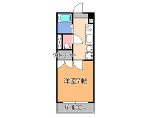 レジデンスカープ宇都宮【2階】の間取り