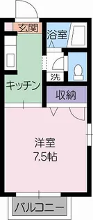 アルバトロス大夢B棟【1階】の間取り