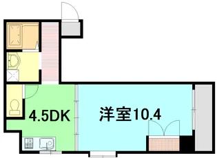 クレール【3階】の間取り