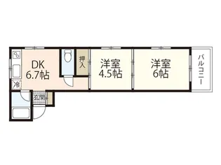 メゾン・ドウエスト【3階】の間取り