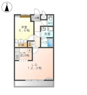 スカイヒルズ C【1階】の間取り