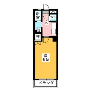 グランシャリオ【2階】の間取り