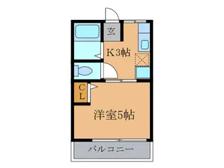 プラネット駒【2階】の間取り