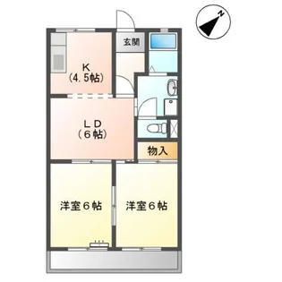 コートプレイス East West【1階】の間取り