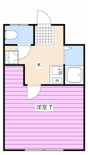 ゆうハウス【2階】の間取り
