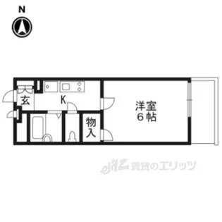 レオパレス吉祥院【1階】の間取り