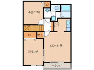 フィデール パラッツォ【2階】の間取り