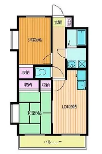 ウインズ今川【3階】の間取り