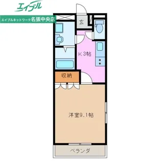 レジデンス鴻之台【1階】の間取り