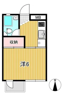 あんずマンション【2階】の間取り
