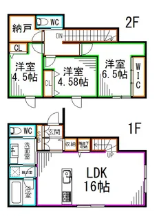 東京都杉並区善福寺2【一戸建】の間取り