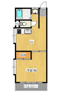 マンションソレイユ【1階】の間取り