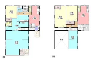 山形県東根市温泉町2【一戸建】の間取り