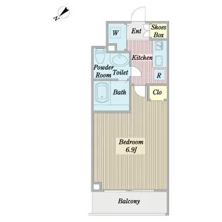 プロシード新横浜【7階】の間取り