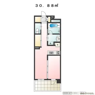 H-スクエア吉祥寺【3階】の間取り