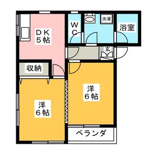 エステートピアY&E【2階】の間取り