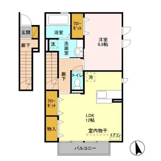 グラン・ボヌール II【2階】の間取り