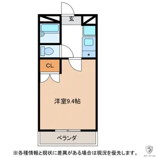 ラ・シュシュ【1階】の間取り