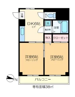 メゾンメモリー【3階】の間取り