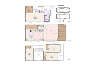 東京都港区南麻布4【一戸建】の間取り