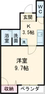 ヴァ・ヴェーネ【1階】の間取り