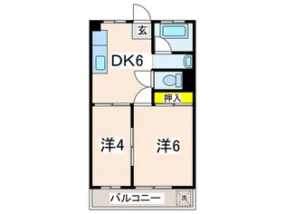 大谷マンション【3階】の間取り