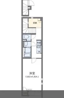 東京都清瀬市元町2【アパート】の間取り