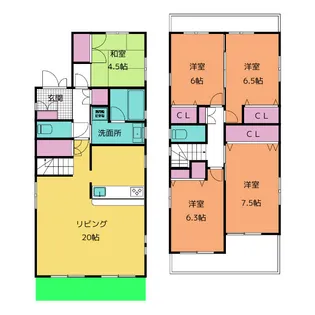 愛知県名古屋市千種区振甫町1【一戸建】の間取り