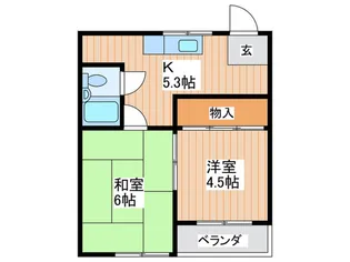 昌康マンション【3階】の間取り