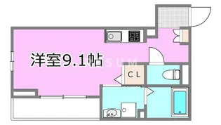 千葉県千葉市中央区亀岡町【アパート】の間取り