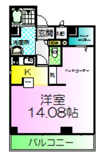 マメゾンサンライズ浜寺【3階】の間取り