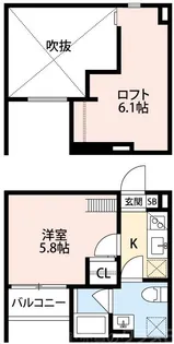 大阪府大阪市住之江区安立2【アパート】の間取り