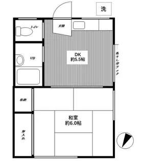 野口ハイム【2階】の間取り