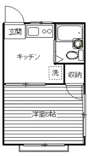 ハイツALBA【2階】の間取り