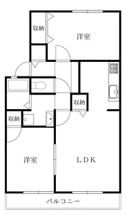 徳島県徳島市名東町3【アパート】の間取り
