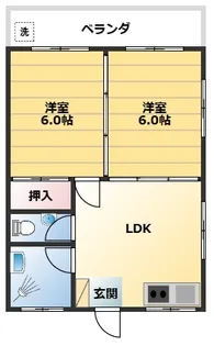 東宝ビル10【2階】の間取り
