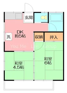 第二俊栄コーポ【2階】の間取り