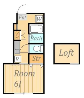 レグルス西谷【2階】の間取り