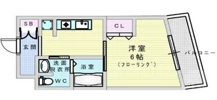 カステル・ルーク千里星ヶ丘【2階】の間取り