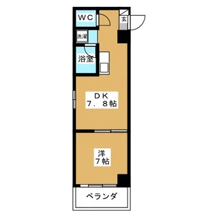 MTなごの1001【5階】の間取り