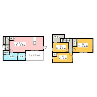 静岡県浜松市中央区安松町【一戸建】の間取り