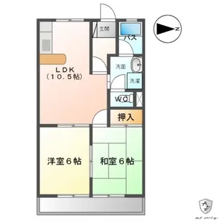 イースタンハウス【2階】の間取り