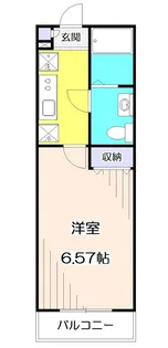 東京都清瀬市野塩4【アパート】の間取り